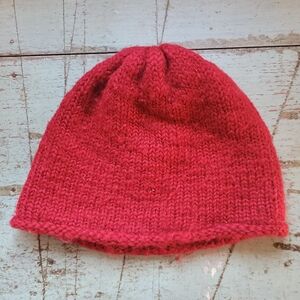 J. Crew Vibrant Red Knit Beanie